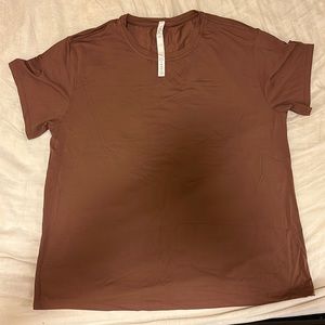 lululemon Burnt Clay Workout Tee - Size 8
